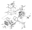 Part Location Diagram of 63130B Briggs and Stratton Kit, Decal